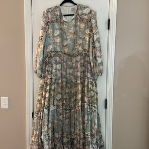 Dainty Jewells “Fluttering in the garden” dress. 3XL